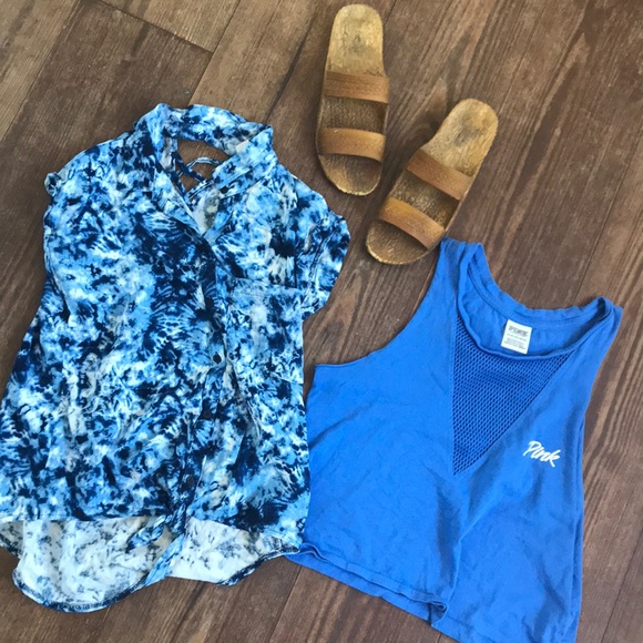 Victoria Secret top  another top and a pair of sho - Picture 2 of 8